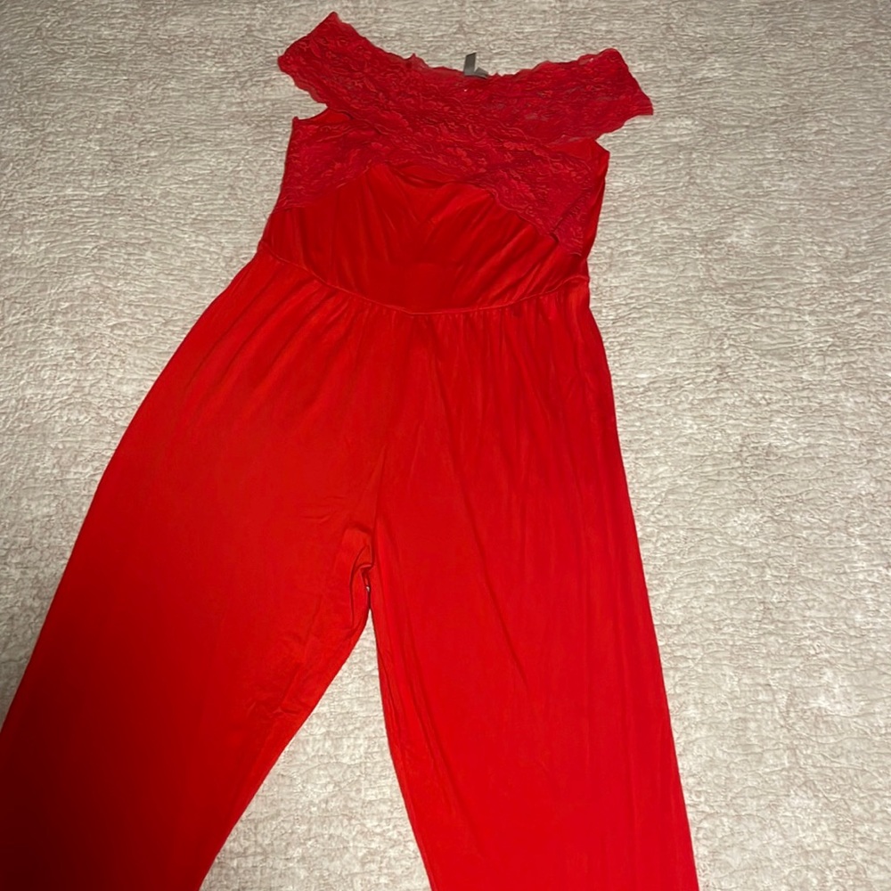 Off shoulder jumpsuit (Us 10/ Uk 12)
